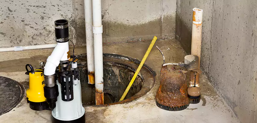Installing Sump Pump in Finished Basement in North Richland Hills, TX